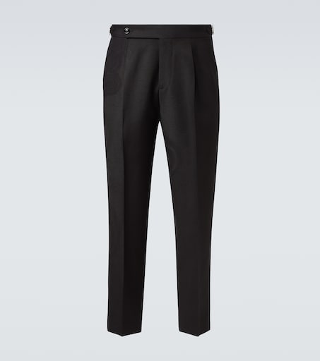 Brunello Cucinelli Silk, wool, and mohair suit pants