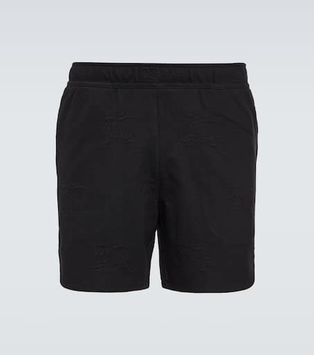 【送料&関税込】Burberry Tailored Shorts Burberry Men's Black Cut-Out Detail Tailored Shorts, Brand
