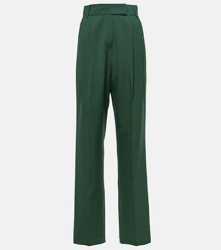 パンツ AMI Women Straight Pants FTR418 WV0037317 Green AMI Paris straight-leg Twill Trousers | Green | FARFETCH KW