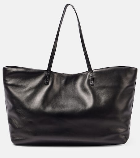 トートバッグ [The Row] Maya Tote Bag in Leather Maya Tote Bag Black in Leather – The Row
