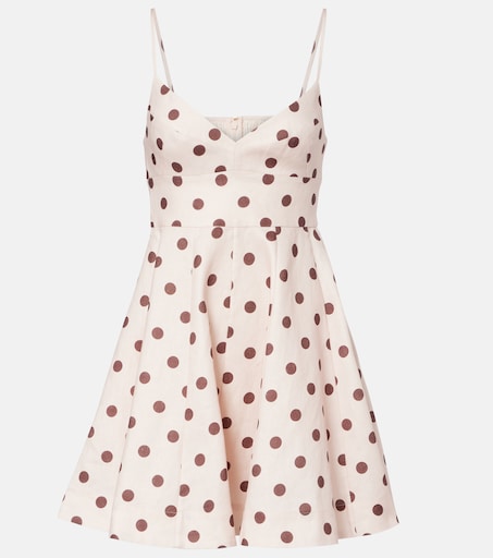 strapless open back dress Toddler Girl Polka Dots One Shoulder Ruffled Cami Dress Red, Red / 5-6 Years