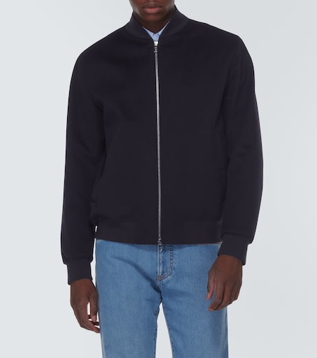 LOROPIANA 아이비 캐시미어 보머 자켓