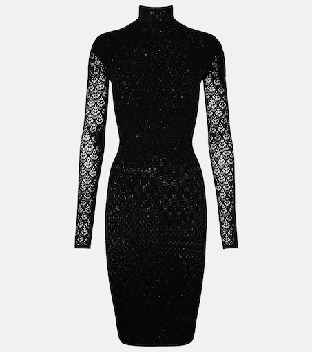 wolford black dress MERINO RIB DRESS in black
