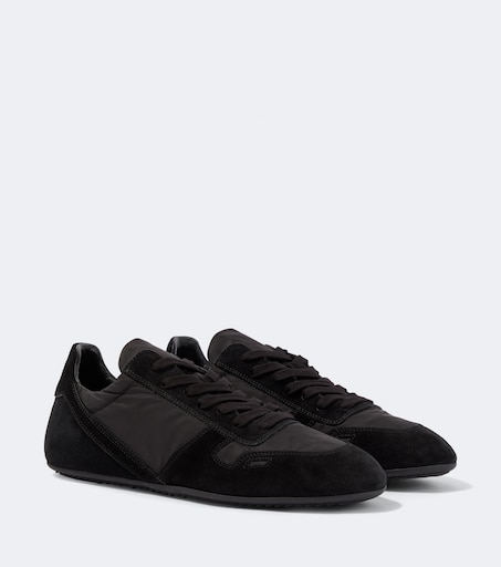 Rick Owens Minimal Sneaks suede-trimmed sneakers