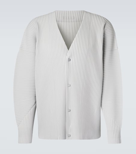 HOMME PLISSÉ ISSEY MIYAKE グレー カーディガン　3 P01164057.jpg
