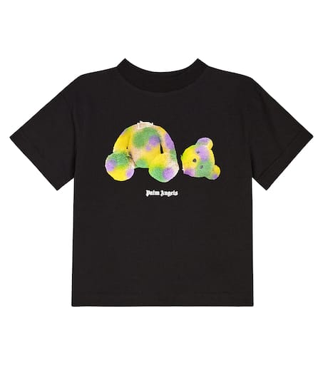 Tシャツ・カットソー Palm Angels Black Cotton Oversize T-Shirt Palm Angels logo-print Cotton T-shirt | Black | FARFETCH
