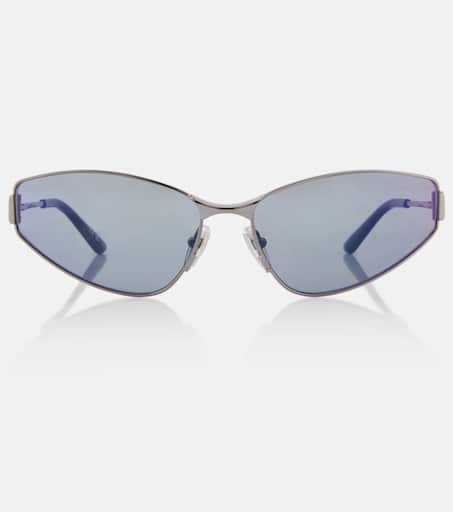 【関税込み】Balenciaga シルバー Mercury メタル メガネ Balenciaga Gunmetal Mercury Glasses Balenciaga