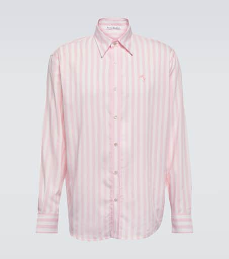 Tシャツ・カットソー ACNE STUDIOS Men Polo Shirts BL0413 ACU PINK Acne Studios SS17 Norfolk Polo Shirt - Ākaibu Store