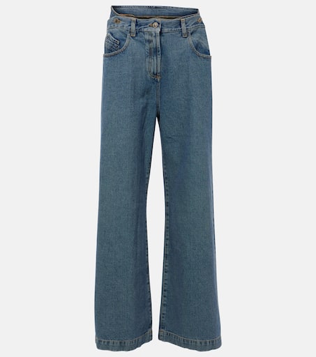 デニム・ジーパン The Attico Maxi Pocket Jeans The Attico Maxi Pocket Jeans in Blue | THE LIST
