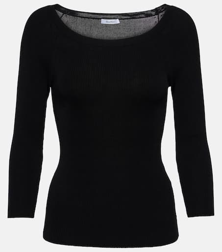 Tシャツ・カットソー MAX MARA Women Sweater 2421366153600 002 Black Max Mara Nerina T-shirt | Black | FARFETCH