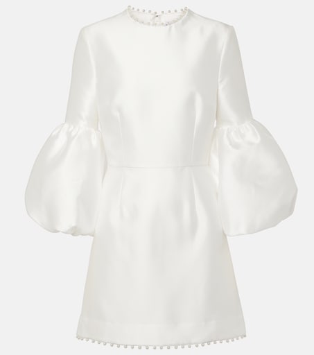 Rebecca Vallance - Bridal Cristine faux pearl-trimmed minidress