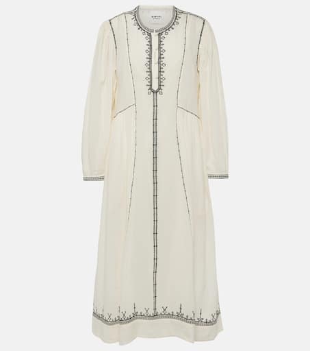 オールインワン・サロペット Isabel Marant Etoile Pippa Long Dress In Ecru Cotton With P00901701.jpg