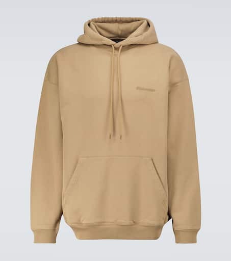 BB hooded sweatshirt in beige - Balenciaga | Mytheresa
