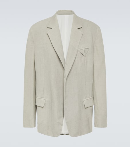 Wool-blend blazer in beige - Bottega Veneta | Mytheresa
