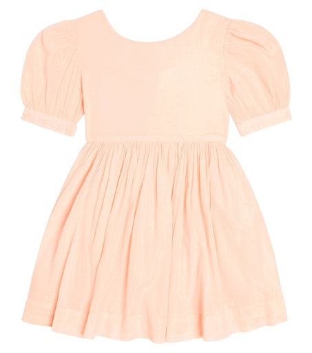 Ursula metallic cotton-blend dress in pink - Morley | Mytheresa