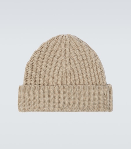 帽子 the virgins soft wool beanie x Aaron Levine Berwick virgin wool beanie in beige - Studio