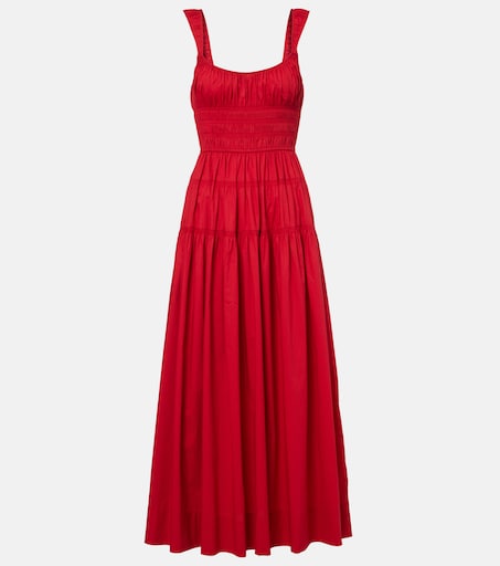 doen red dress Clover - Deep Tomato Crafted from crisp organic cotton poplin doen red gingham dress The