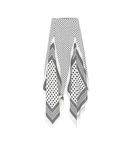 【Altuzarra】 Boom dottedシルクミディスカート 블랙 Boom 도트 실크 미디 스커트 - Altuzarra | Mytheresa
