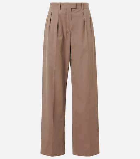 ボトムスその他 The Row Taupe cotton trousers Bonnette Pant Tan in Cotton – The Row