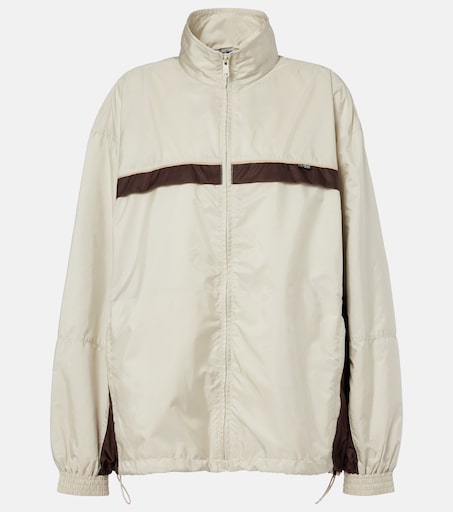 Re-Nylon track jacket in beige - Prada | Mytheresa