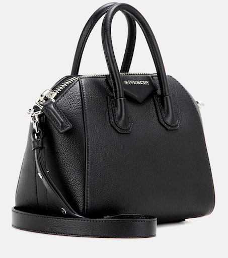 Antigona Mini leather tote in black Givenchy Mytheresa
