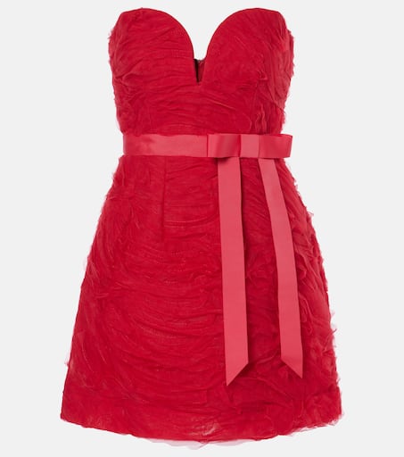 Fernanda minidress in red - Rebecca Vallance | Mytheresa