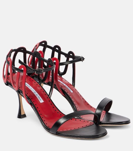 新作*MANOLO BLAHNIK* Chafarsan 70 レザーサンダル P01019533.jpg