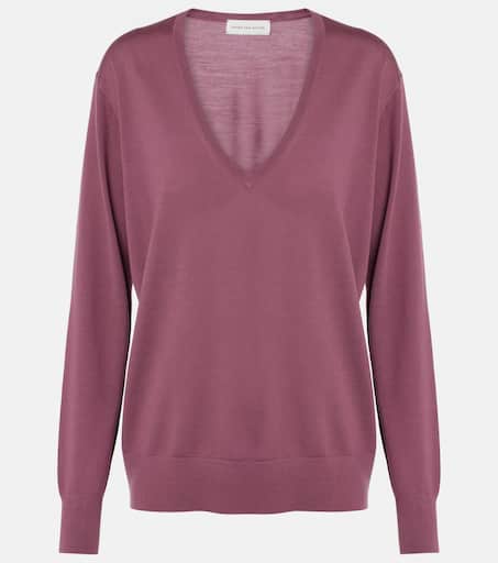 DRIES VAN NOTEN ピンク スウェット M Wool sweater in pink - Dries Van Noten | Mytheresa