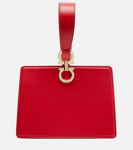 Gancini Mini leather clutch