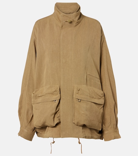 Breya oversized jacket in beige - The Frankie Shop | Mytheresa