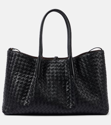 【関税＆送料込み】Bottega Veneta Intrecciato Leather Tote Bottega Veneta Men's Large Intrecciato Leather Tote Bag