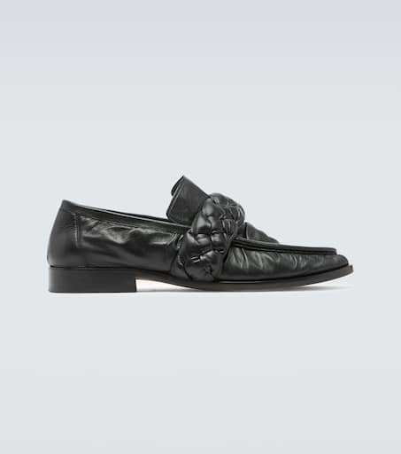 【関税&送料込】Bottega Veneta Astaire Smooth Leather Loafer Bottega Veneta® Men's Astaire Loafer in Fondant. Shop online