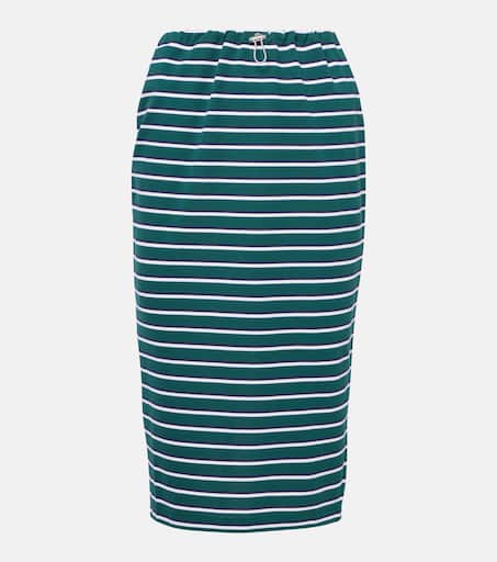 【関税＆送料込み】Prada Cotton Midi Skirt Prada Stretch Cotton Midi Pencil Skirt | Neiman Marcus
