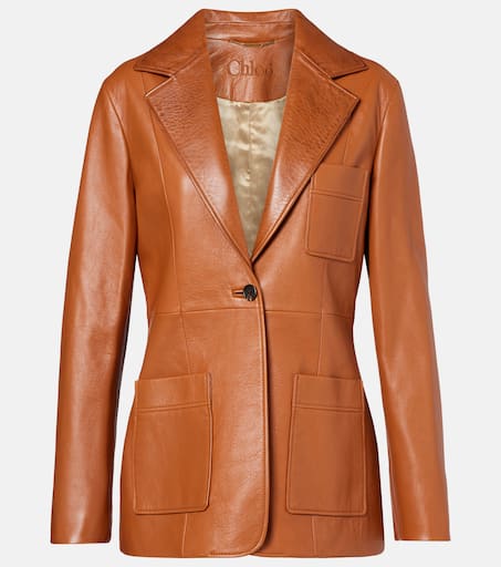 ジャケット Chloe Single Breast Jacket Chloe Plaid Single-Breasted Jacket | Neiman Marcus