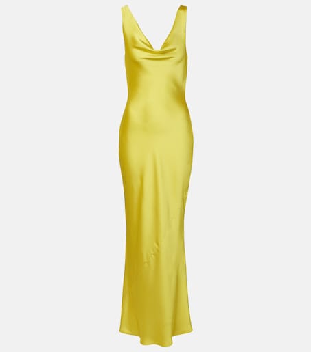 Norma Kamali Maria satin gown | Thumbnail 6 Norma Kamali Maria satin gown | Thumbnail 6