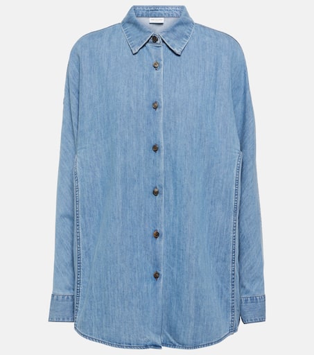 【関税&送料込】Dries Van Noten Navy Blue Cotton Oversize He Dries Van Noten Oversized navy blue cotton T-shirt from