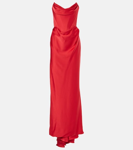 maxi red dress for women The Enchanted Flame Red Maxi Dress