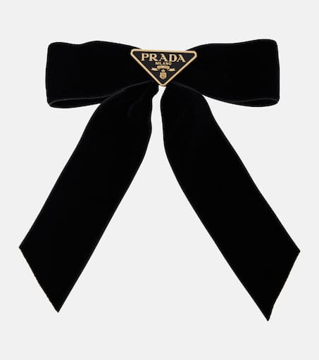 【Prada】 Black Nylon Hair Clip Black Re-nylon Hair Clip | PRADA