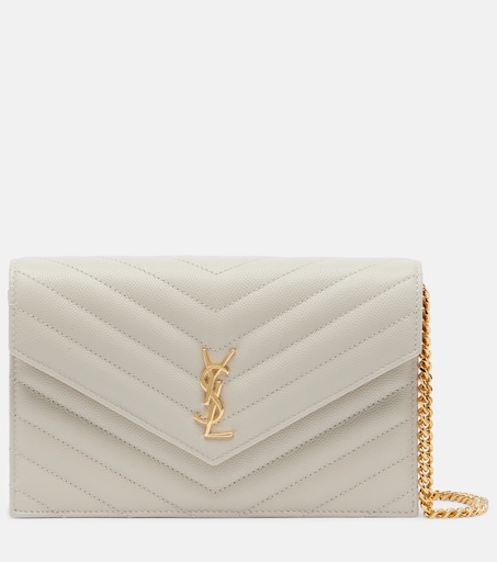 Cassandre Envelope leather wallet on chain
