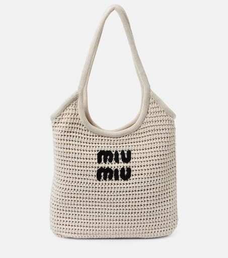 ハンドバッグ MIU MIU RAFIA HANDBAG Miu Miu Raffia Bags for Women | Mytheresa