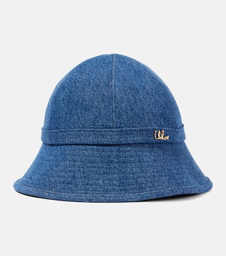 クロエ Chloe Leather Bucket Hat P00997260.jpg