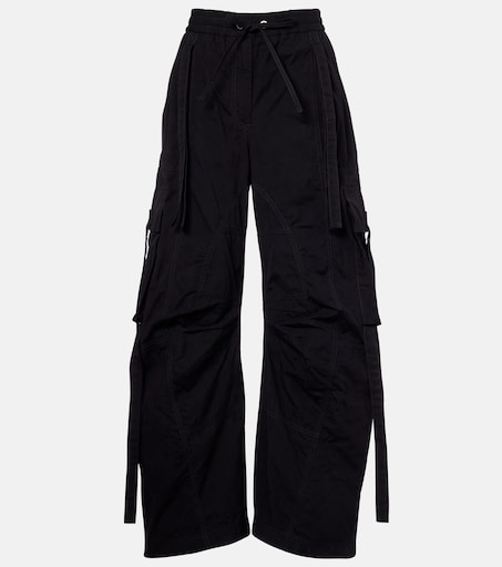 Mid-rise cargo pants in black - Dolce Gabbana | Mytheresa