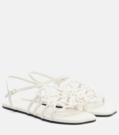 Paula's Ibiza Petal Anagram leather sandals