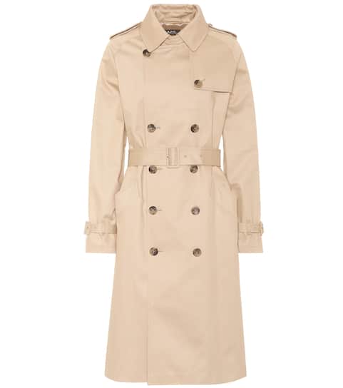 A P C Greta Cotton Gabardine Trench Coat Mytheresa Greta Cotton Gabardine Trench Coat, Apc Greta Trench Coat Review