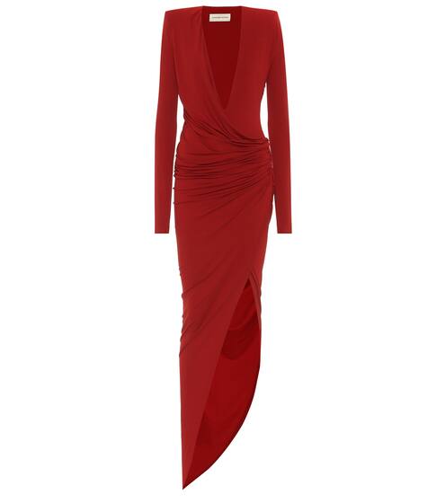 Asymmetric stretch-jersey gown | Alexandre Vauthier