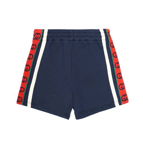 Baby GG Web striped cotton shorts | Gucci Kids