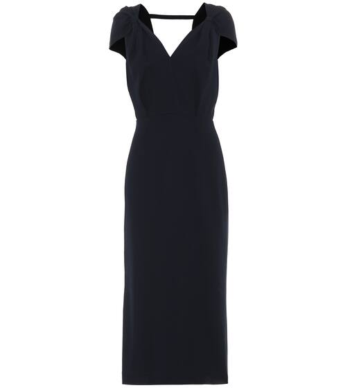 Eclipse wool-crêpe midi dress | Roland Mouret