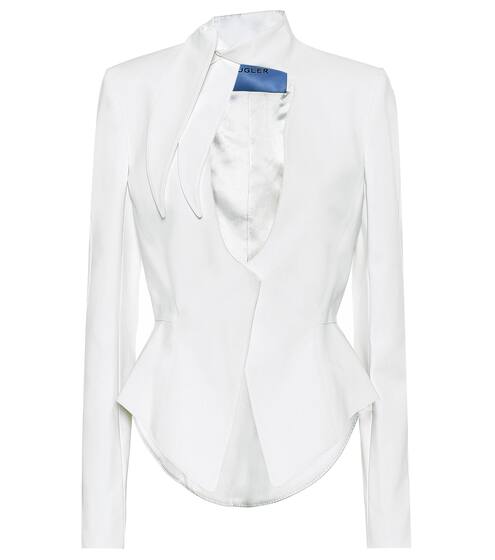 Cotton-blend blazer | Mugler