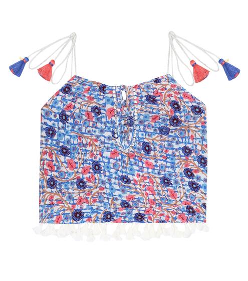 Mara printed tank top | Poupette St Barth Kids