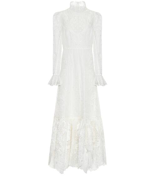 Super Eight linen and silk maxi dress | Zimmermann